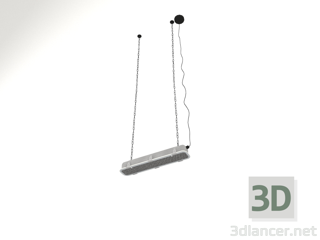 3D Modell Pendelleuchte GTA L (Nickel) - Vorschau