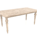 3d model Mesa de comedor corredera, plegada, 1800 mm (roble blanco) - vista previa