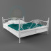 Modelo 3d Cama vintage - preview