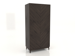 LEMAR wardrobe 2 doors 1050x600x2200 mm (dark oak)