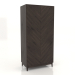 3d model LEMAR wardrobe 2 doors 1050x600x2200 mm (dark oak) - preview