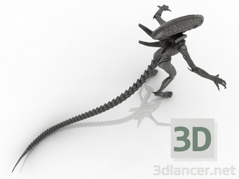 modèle 3D de La Reine alien acheter - rendu