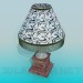 3D Modell Tisch-Lampe - Vorschau