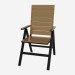 3d model Folding chair (dark) - preview