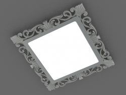 LED-Panel (DL18153 3000-Antique Silber SQ)