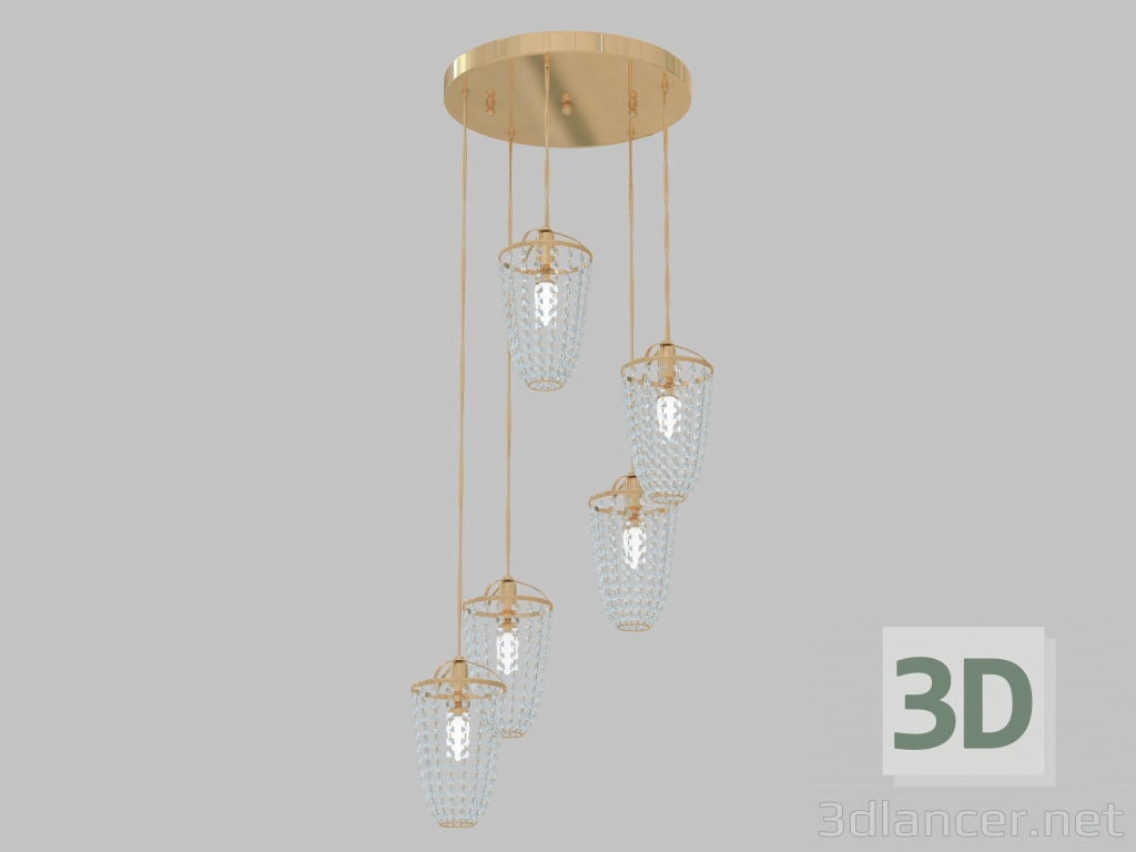 Modelo 3d Caramelo candelabro (1024-5P1) - preview