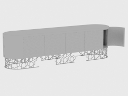 Cabinet for day zone VICKY LOW CABINET SEQUENCE (260X60XH72)