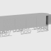 Modelo 3d Gabinete para zona de dia VICKY LOW ARCHET SEQUENCE (260X60XH72) - preview