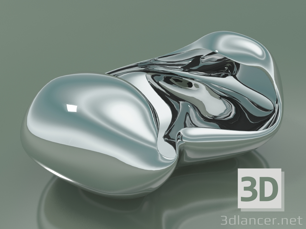 Modelo 3d Bowl Bouble (Platina) - preview