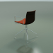 3d model Chair 0331 (swivel, with armrests, with front trim, wenge) - preview