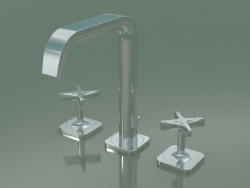 Mitigeur lavabo 3 trous 170 (36108000, chrome)