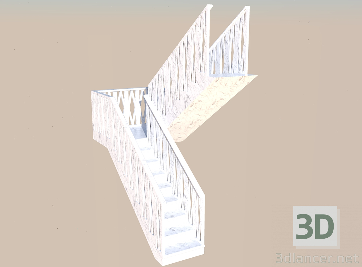 3d model Stairs - preview