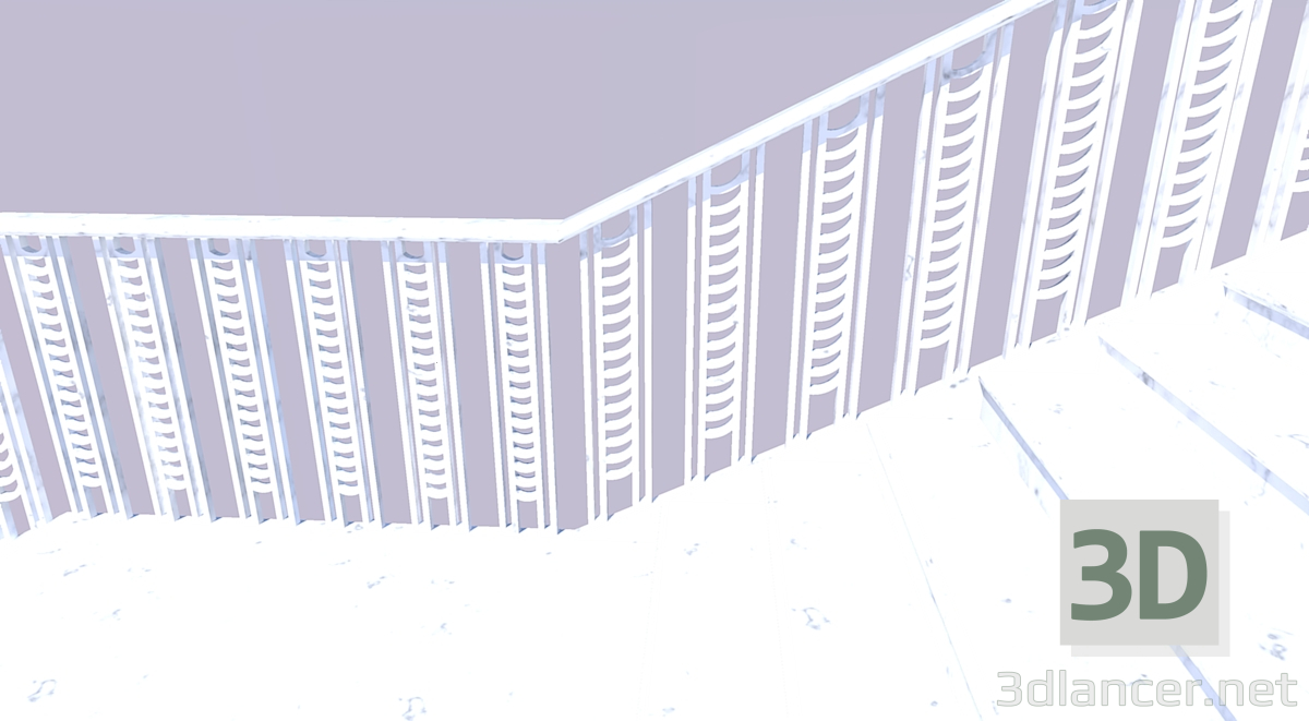 3d model Stairs - preview