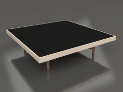 Table basse carrée (Sable, DEKTON Domoos)