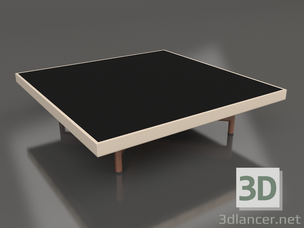 3d model Square coffee table (Sand, DEKTON Domoos) - preview