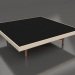 3d model Square coffee table (Sand, DEKTON Domoos) - preview