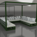 3d model Sofa (Bottle green) - preview