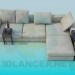 3d model Sofa - preview