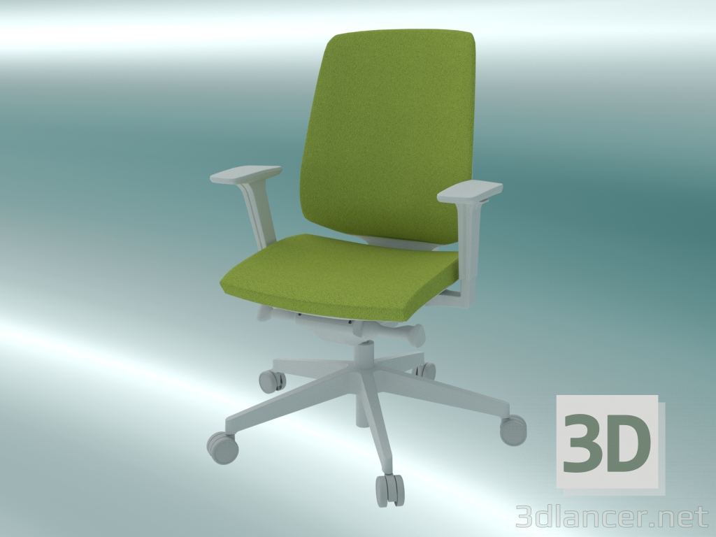 3d model Armchair (230SFL P61, lumbar support B) - preview