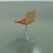 3d model Chair 0331 (swivel, with armrests, with front trim, natural oak) - preview