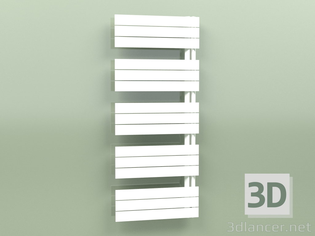 3d model Heated towel rail - Elato (1430 x 600, RAL - 9016) - preview