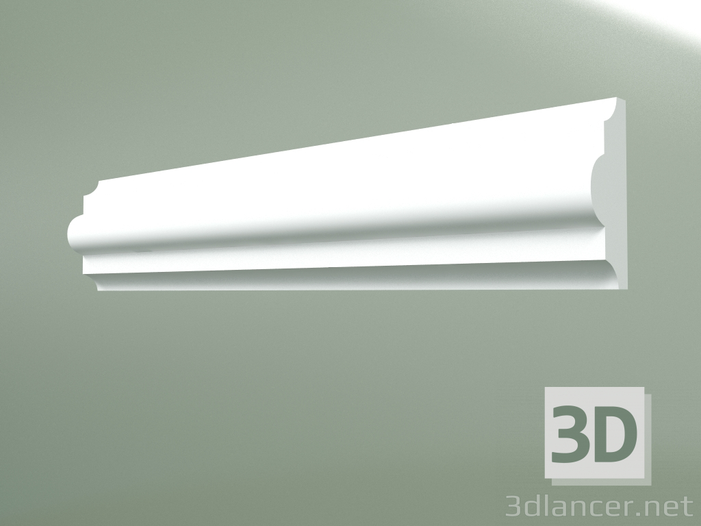 3d model Gypsum molding MT166 - preview