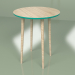 3d model Sputnik table mini veneer (turquoise) - preview