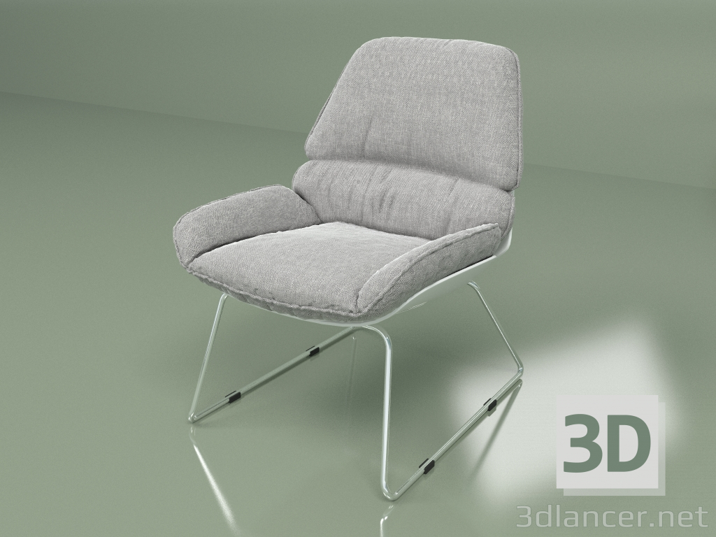 3d model armchair - preview