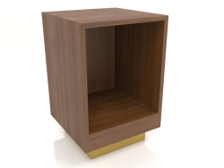 Comodino senza anta TM 04 (400x400x600, legno marrone chiaro)