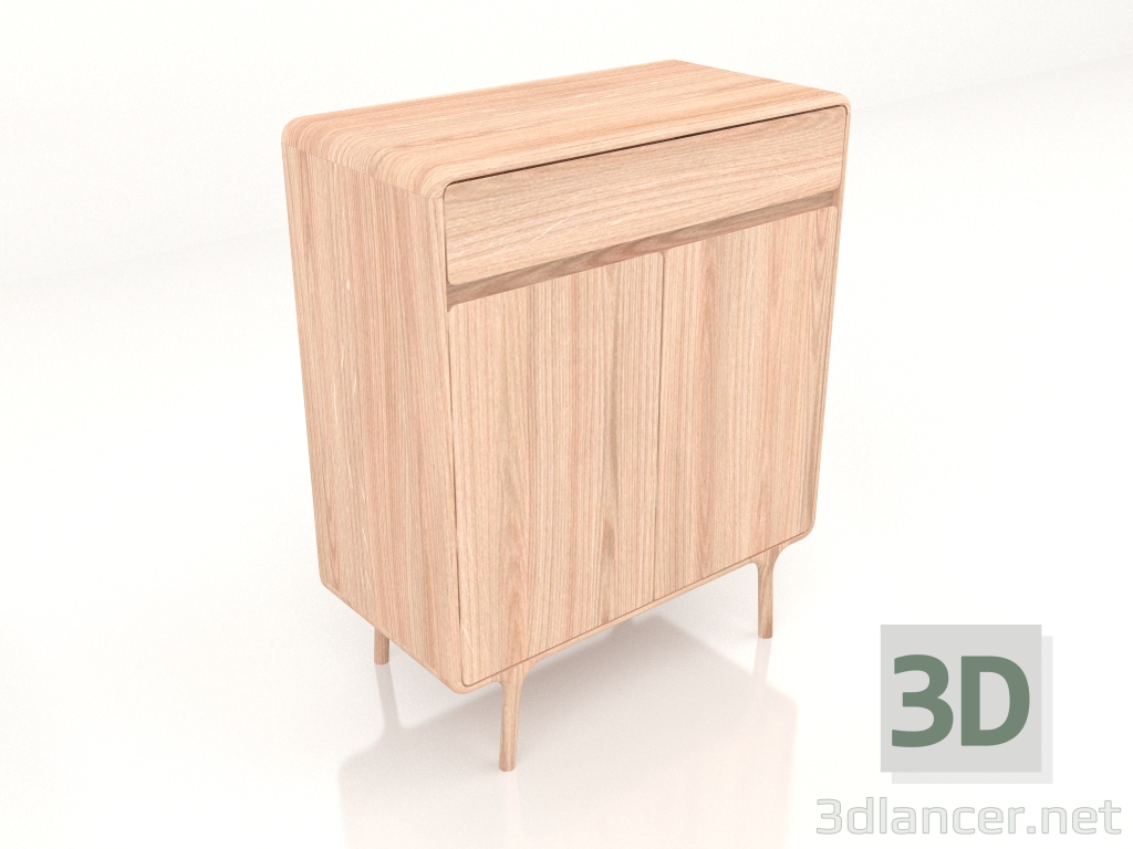 3D Modell Fawn Schließfach - Vorschau