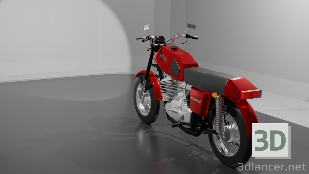 3D SSCB motosikleti modeli satın - render