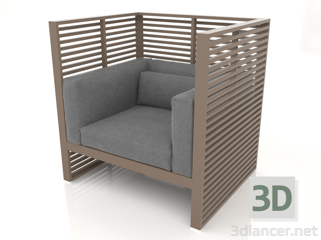 3d model Armchair Normando (Bronze) - preview