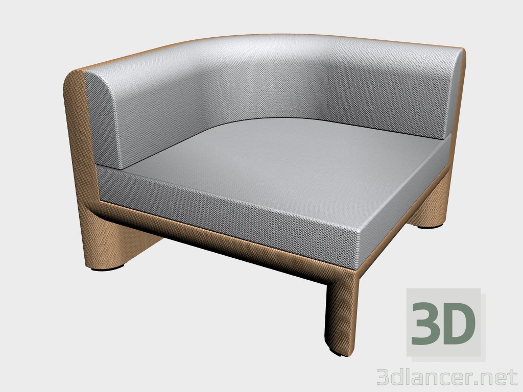 3d model Módulo Sofá (componente) Corner 8851 8855 - vista previa