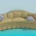 3d model Sofa - preview