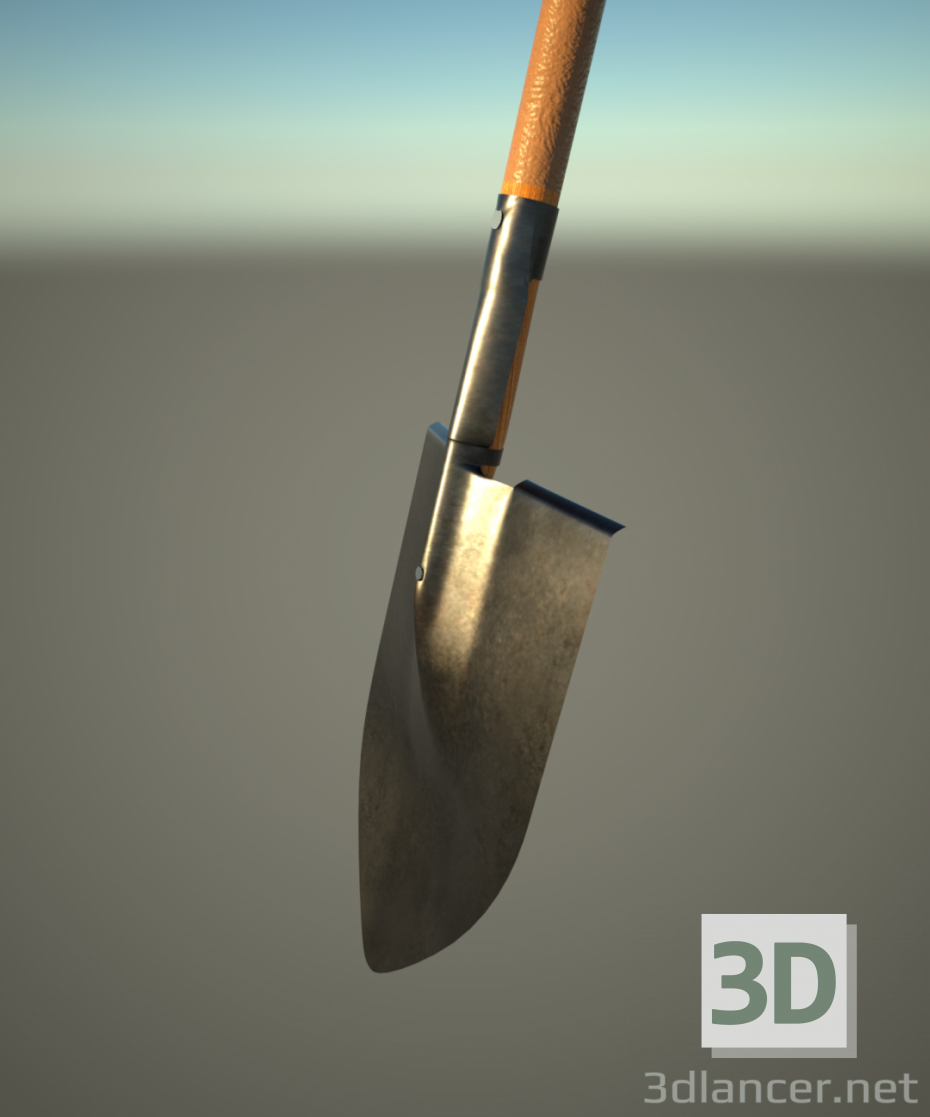 3d model Shovel bayonet, steel - preview