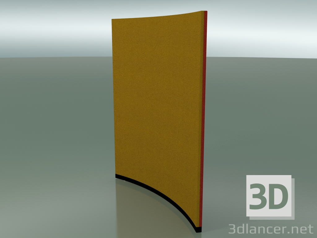 3d model Panel curvo 6406 (132,5 cm, 45 °, D 150 cm, dos tonos) - vista previa