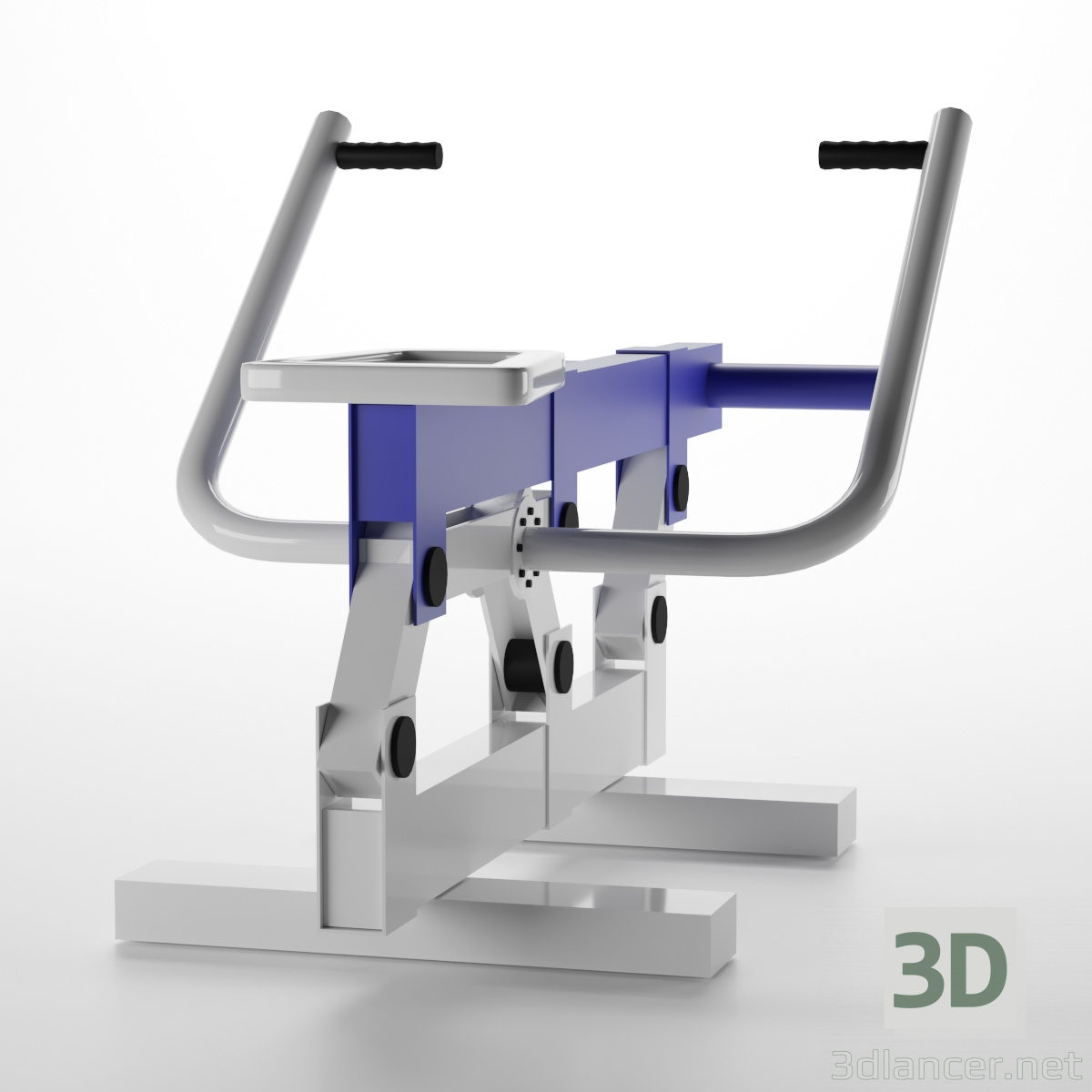 modèle 3D de Aviron en simulateur d'extérieur acheter - rendu