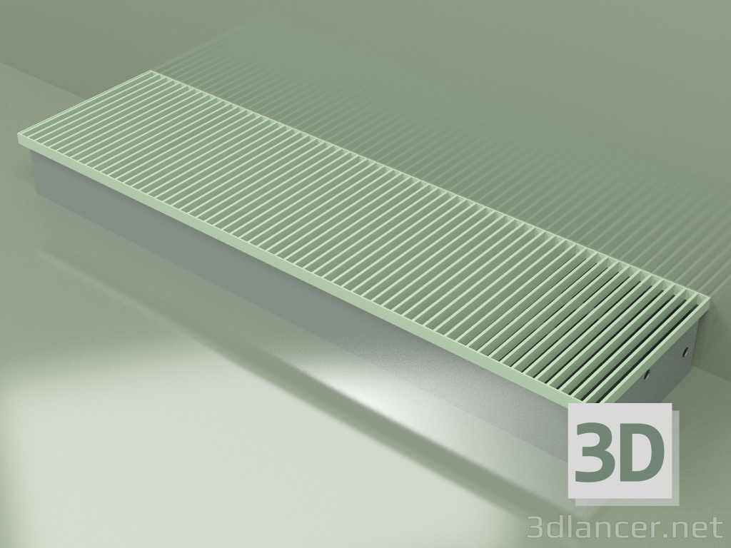 3d model Duct convector - Aquilo F4С (340х1250х140, RAL 6019) - preview