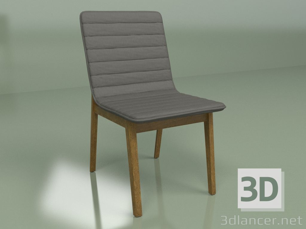 modèle 3D Chaise Hayden (graphite) - preview