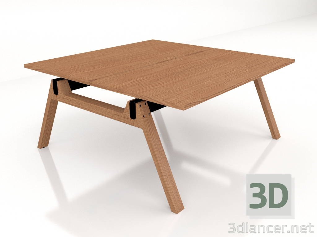 3d модель Стіл робочий Viga Bench V216 (1600x1610) – превью