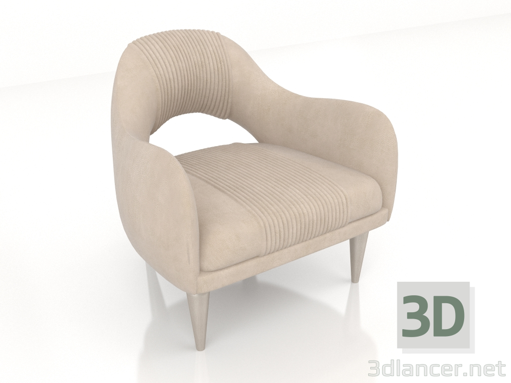 modèle 3D Fauteuil (C347E) - preview