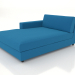 3d model Chaise longue 103 with an armrest on the left - preview