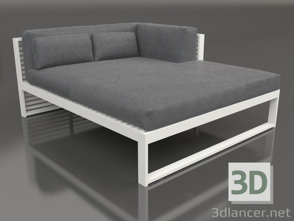 3d model XL modular sofa, section 2 right (Agate gray) - preview