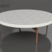 modèle 3D Table basse ronde Ø120 (Gris agate, DEKTON Kreta) - preview