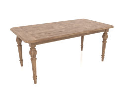 Sliding dining table, folded, 1800 mm (gold oak)