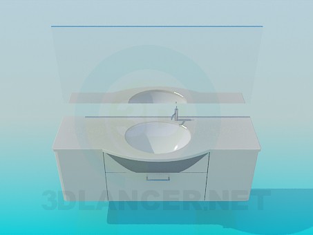 3D modeli Lavabo - önizleme