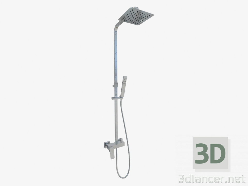 3d model Columna de ducha con mezclador Hiacynt (NAC 01QM) - vista previa