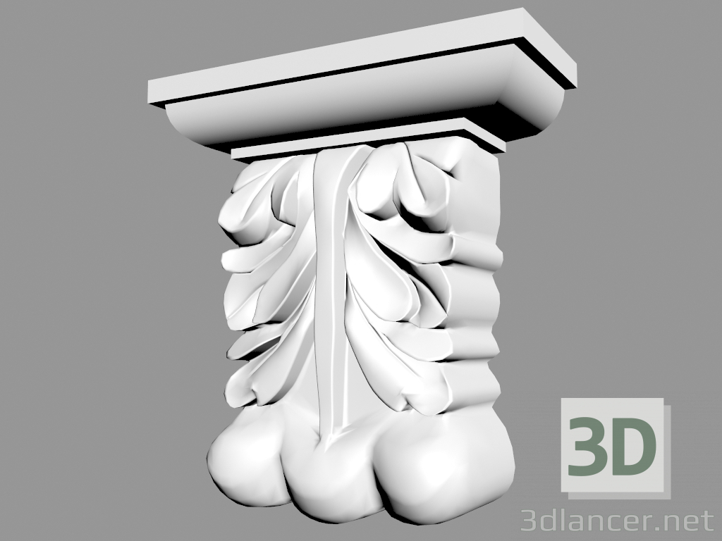 modèle 3D Support B824 - preview