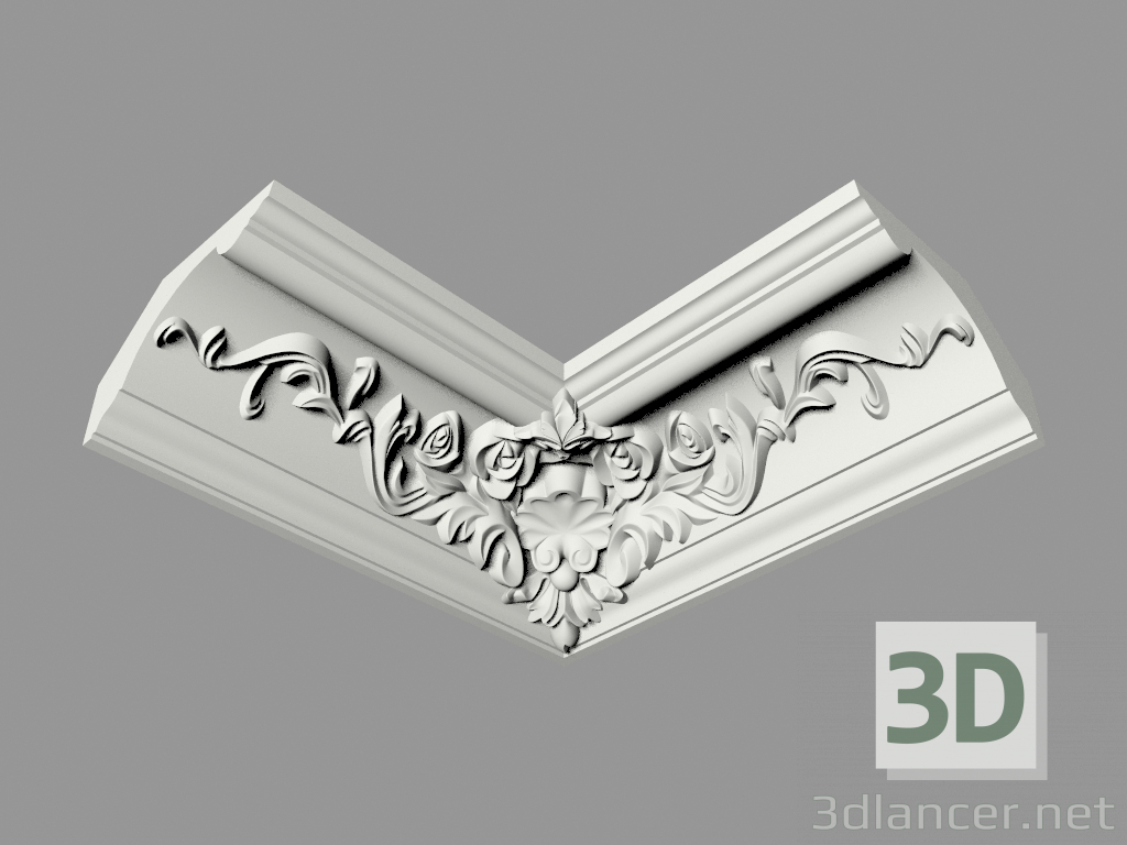 3d model Molded eaves (КФ63у) - preview