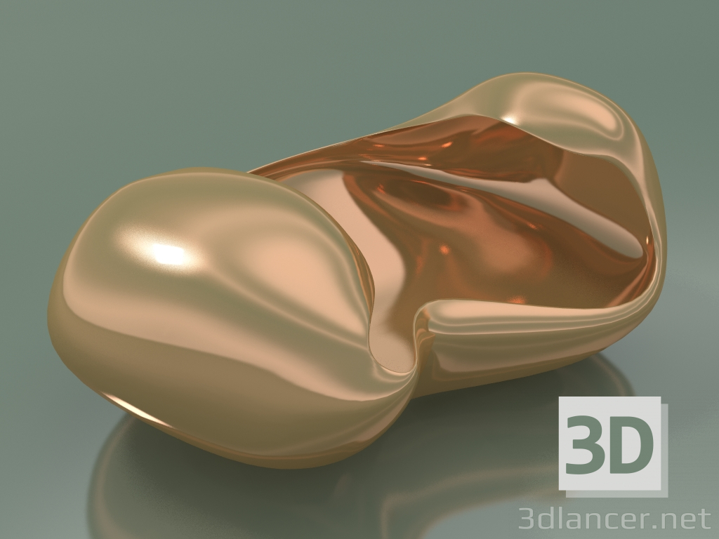 3d модель Миска Bouble (Oro Antico) – превью